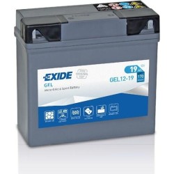 Bateria de mota Exide GEL12-19 12V 19Ah 170A GEL - 1